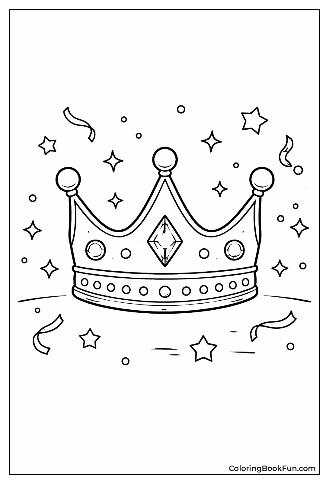 Medium Three-Point Classroom Crown
