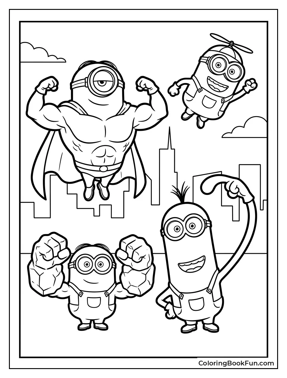 Mega Minions Show Super Powers