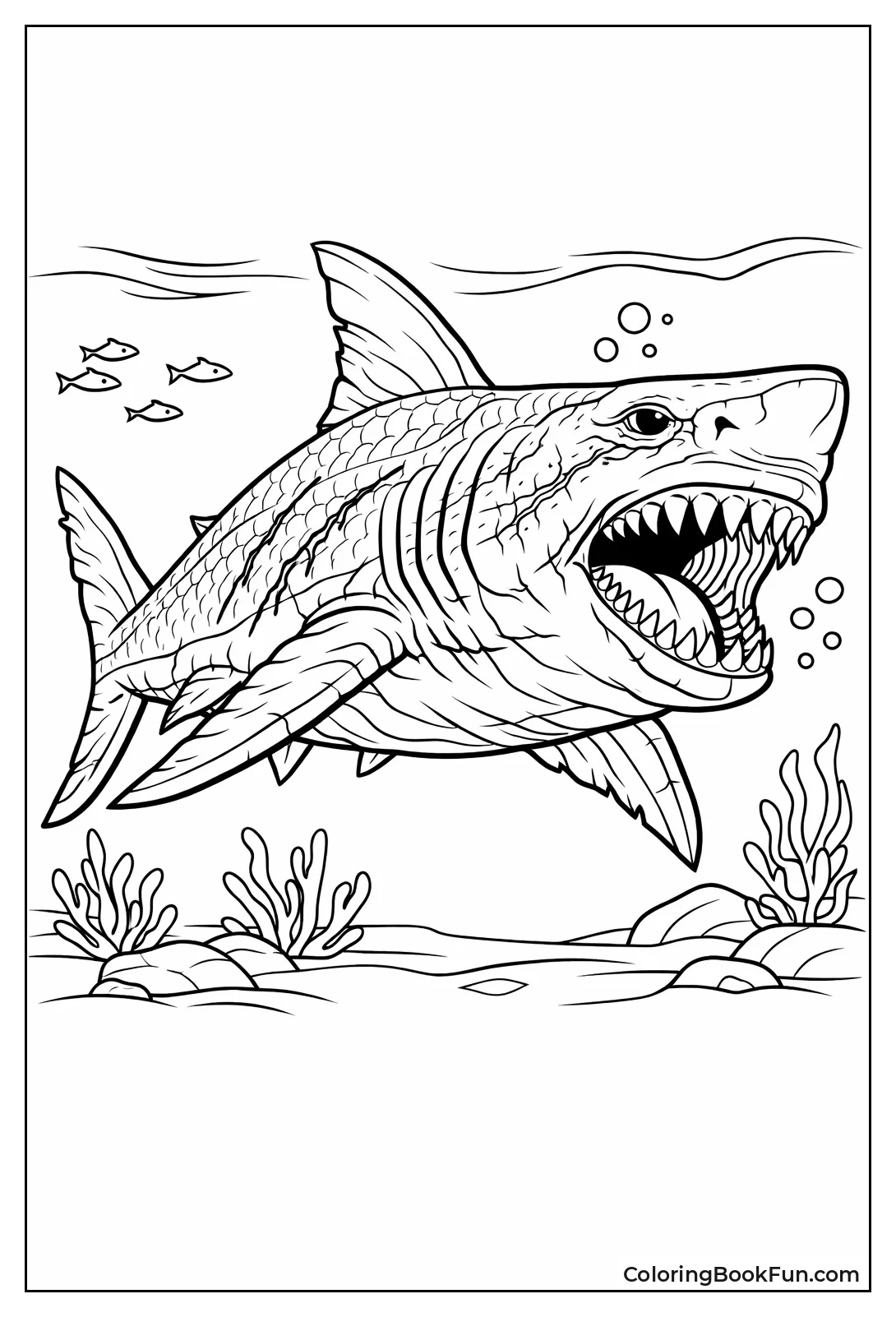 Megalodon Skin Texture Detail