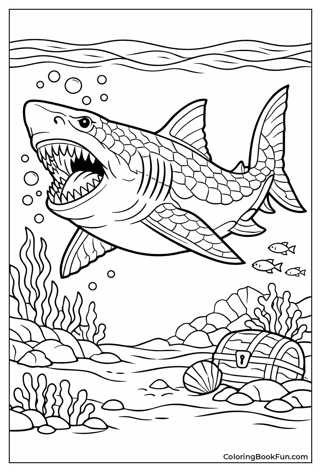 Megalodon Body Scale Patterns
