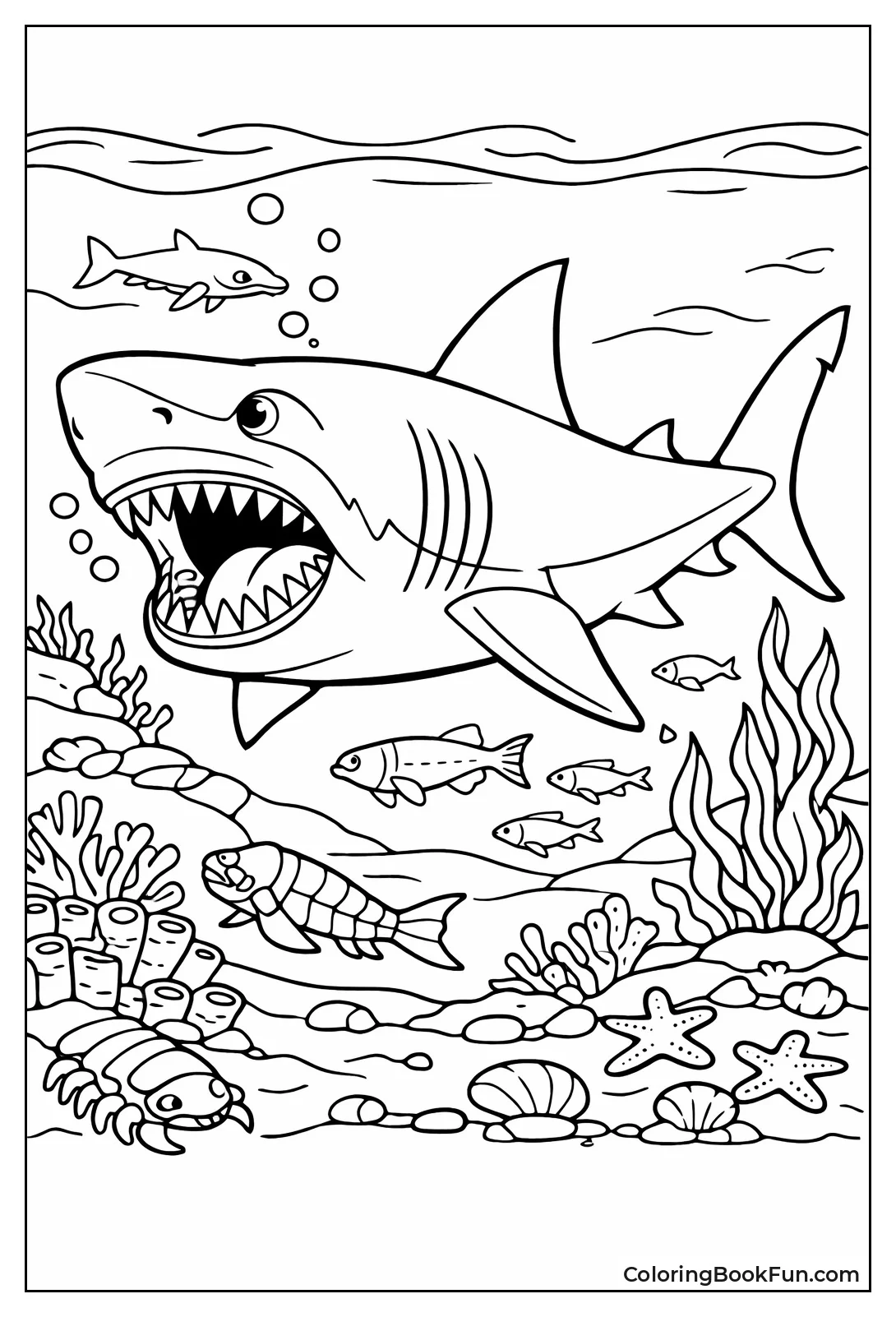 Megalodon Patrols Prehistoric Ocean