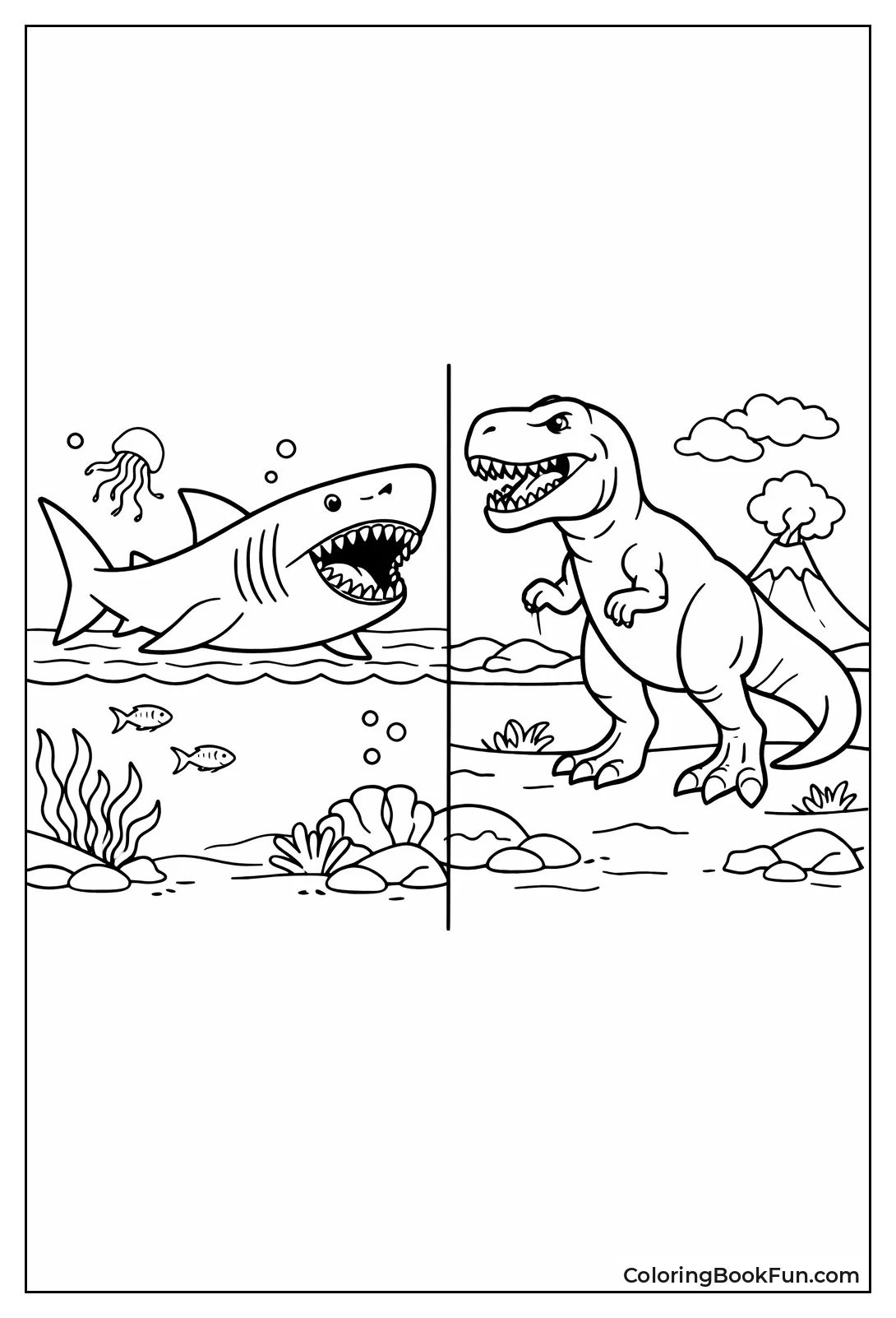 Megalodon Matches T-Rex