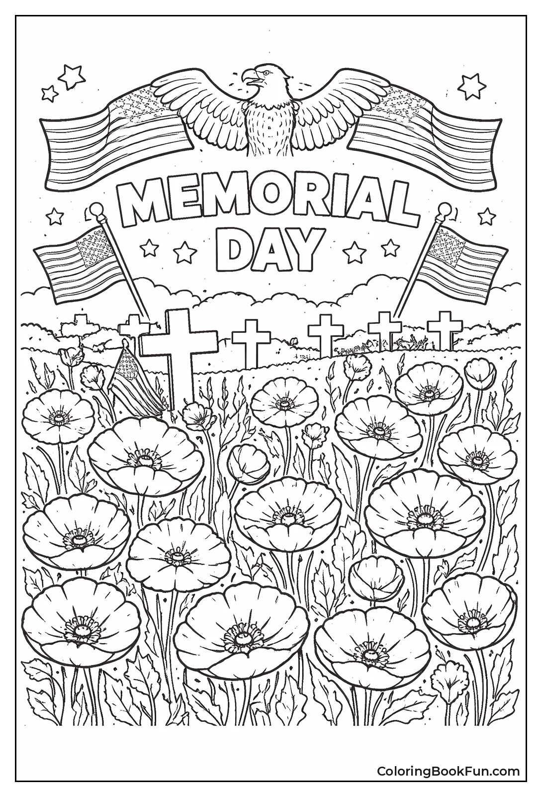 Field of Remembrance Poppies