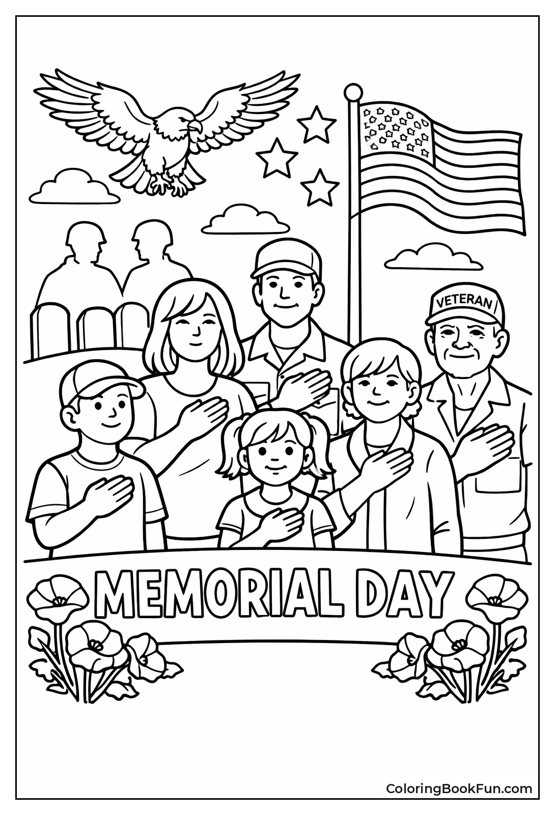 People Saluting Our Heroes