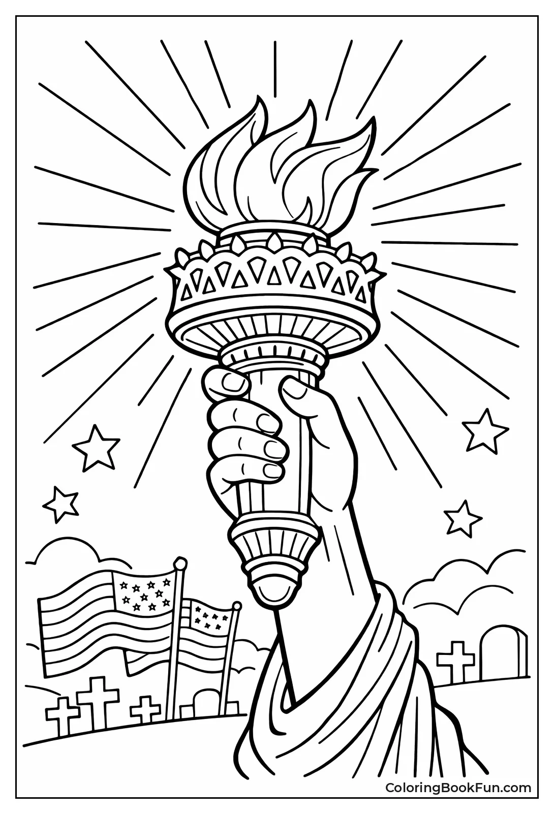 Liberty Torch Held High