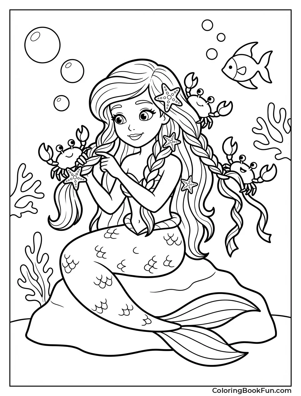 Mermaid at Hair Salon