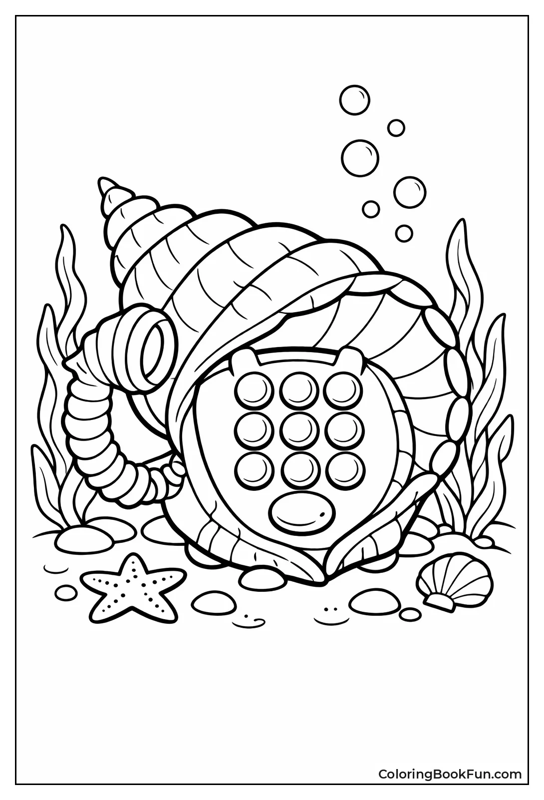 Shell Phone Underwater Pearls