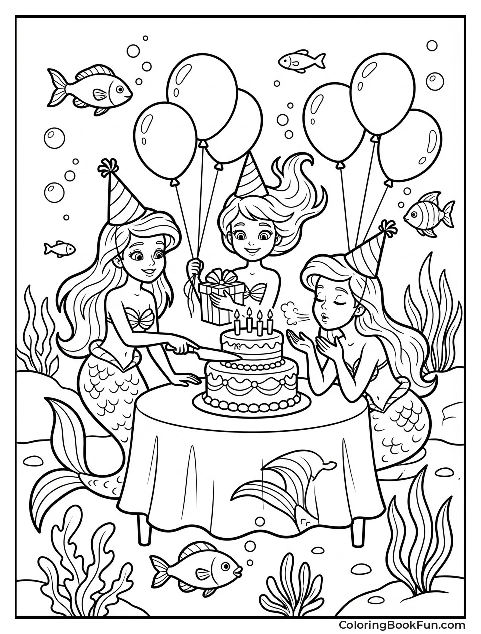 Underwater Mermaid Birthday Party