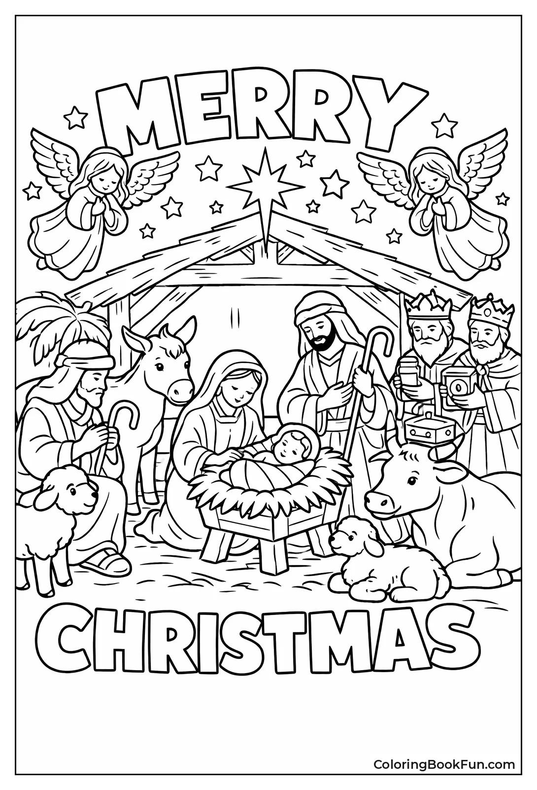 Nativity Merry Christmas