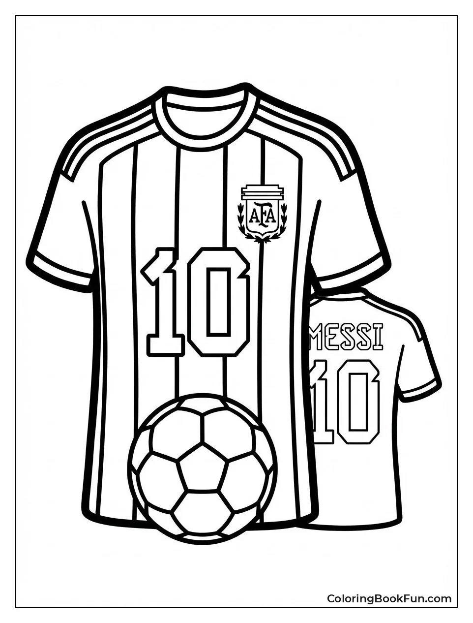 Argentina Jersey with Number Ten