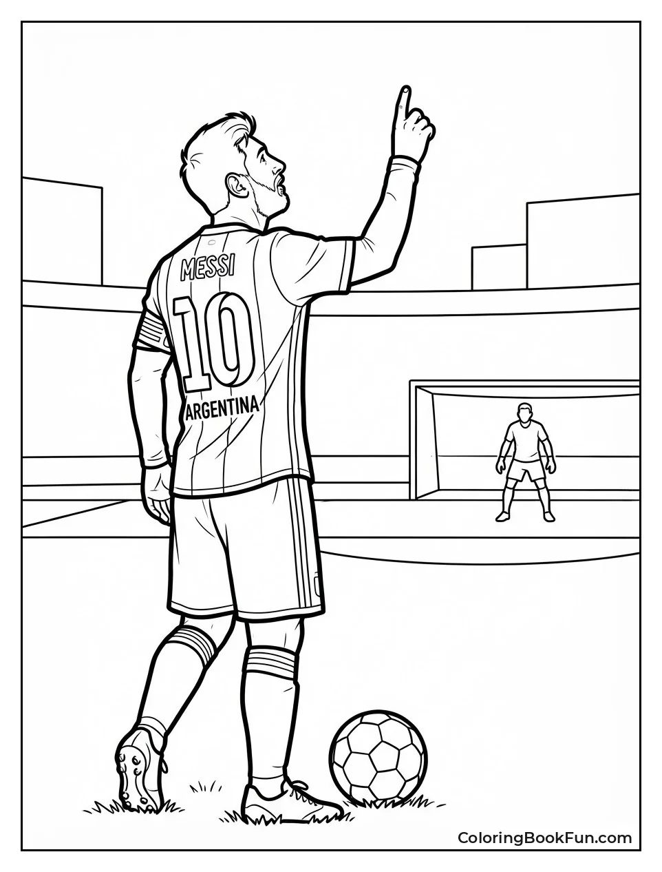 Messi Points after Perfect Assist