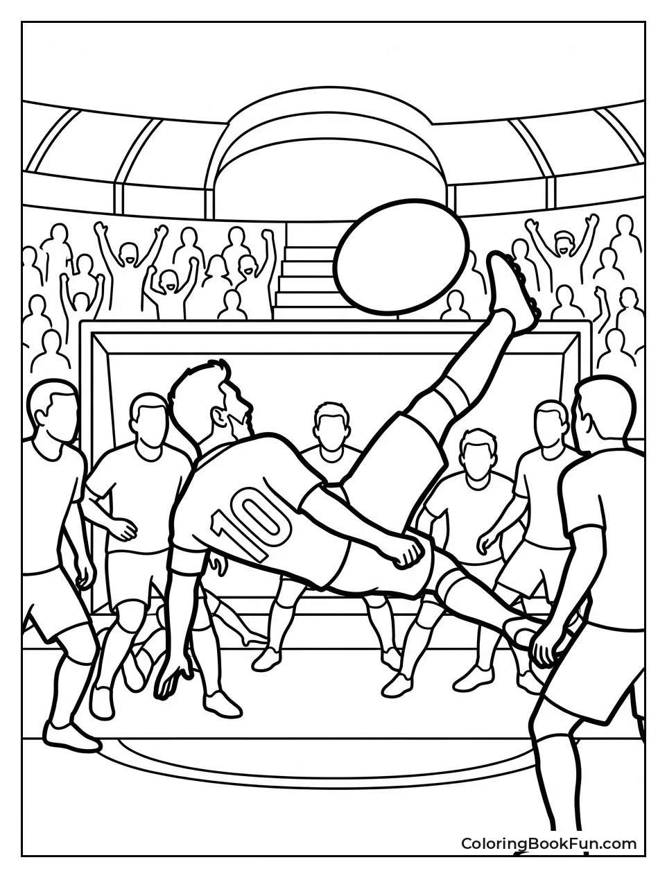 Messi Tries Bicycle Kick