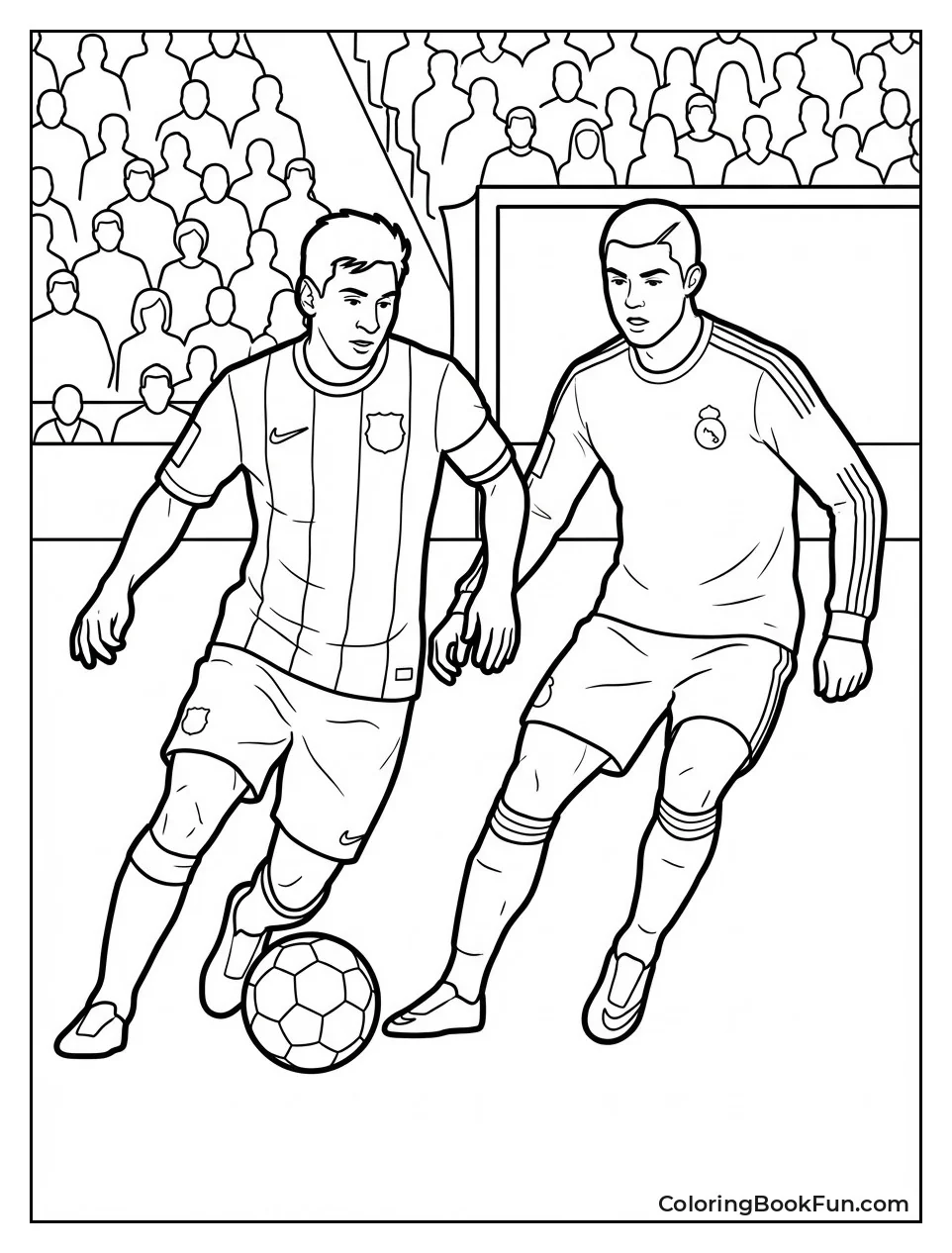 Messi Dribbles in El Clasico