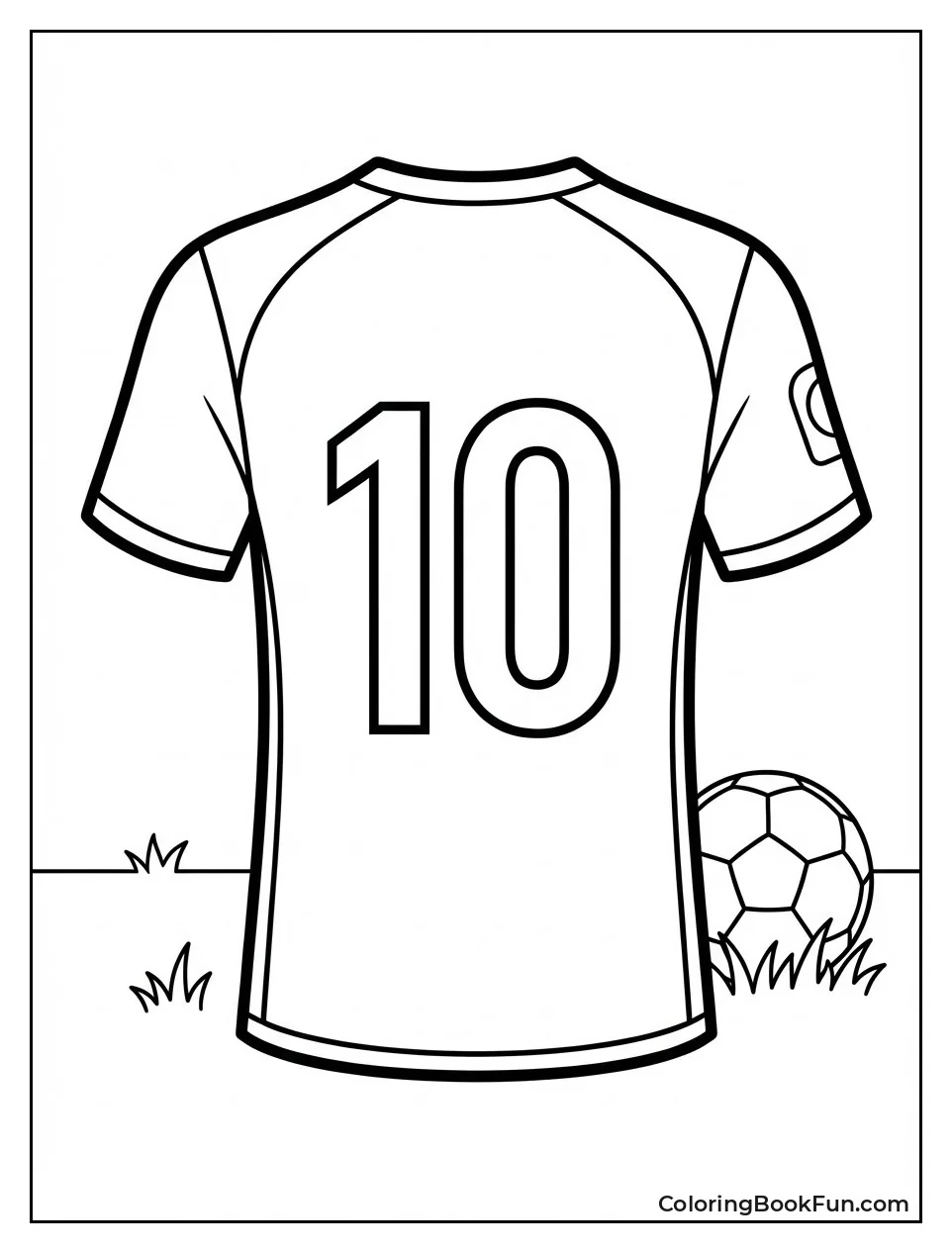 Messi's Number 10 Jersey