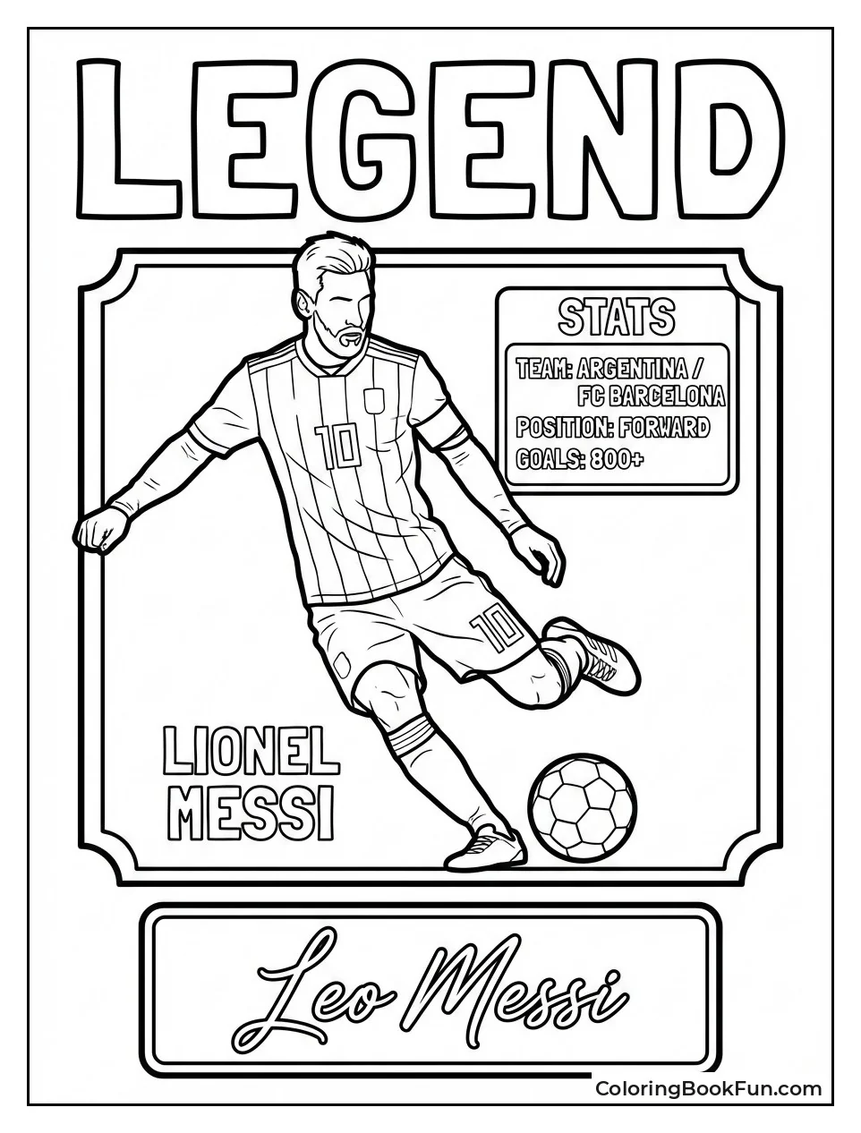 Messi Sports Trading Card