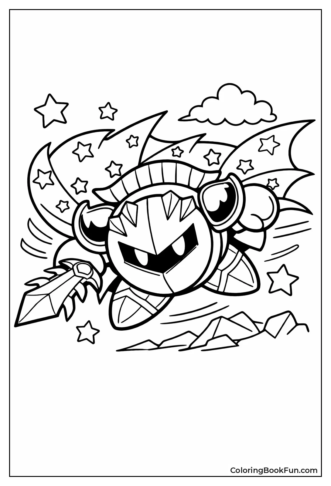 Meta Knight Draws Sword