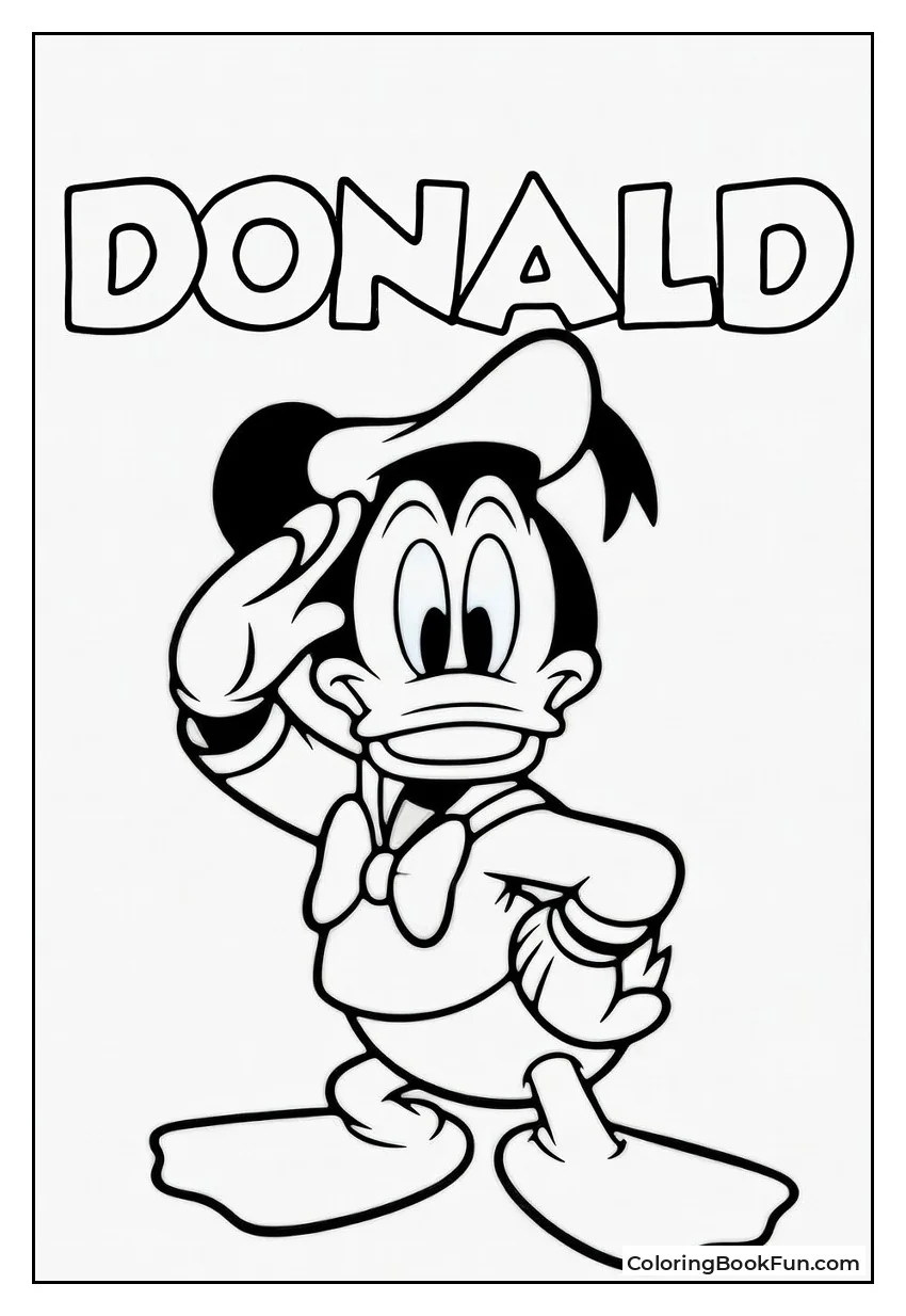 Donald Salutes Smartly