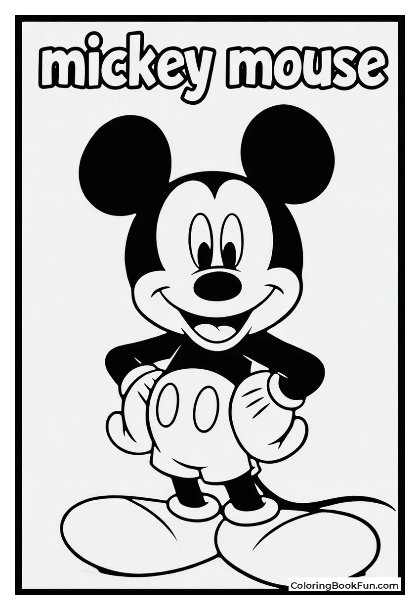 Mickey in Red Shorts