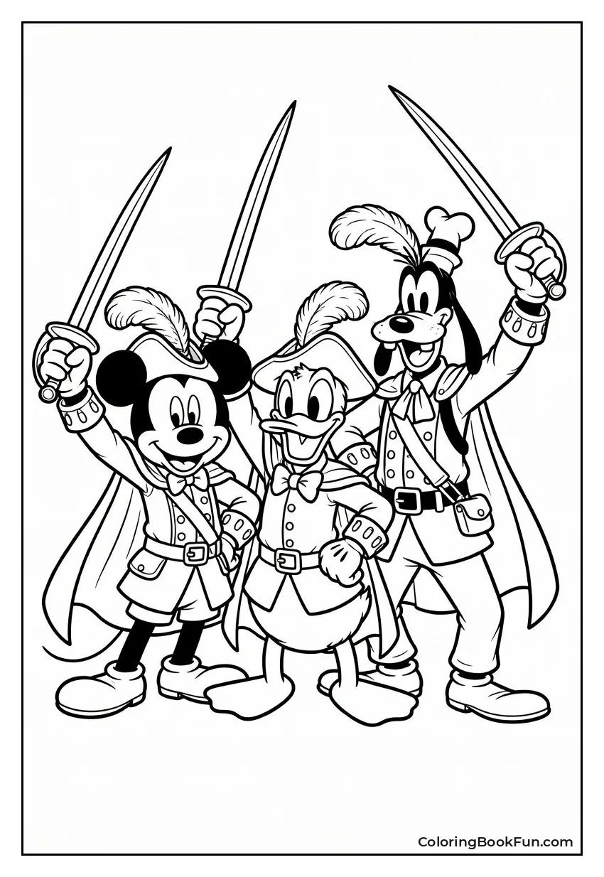 Musketeers Salute High