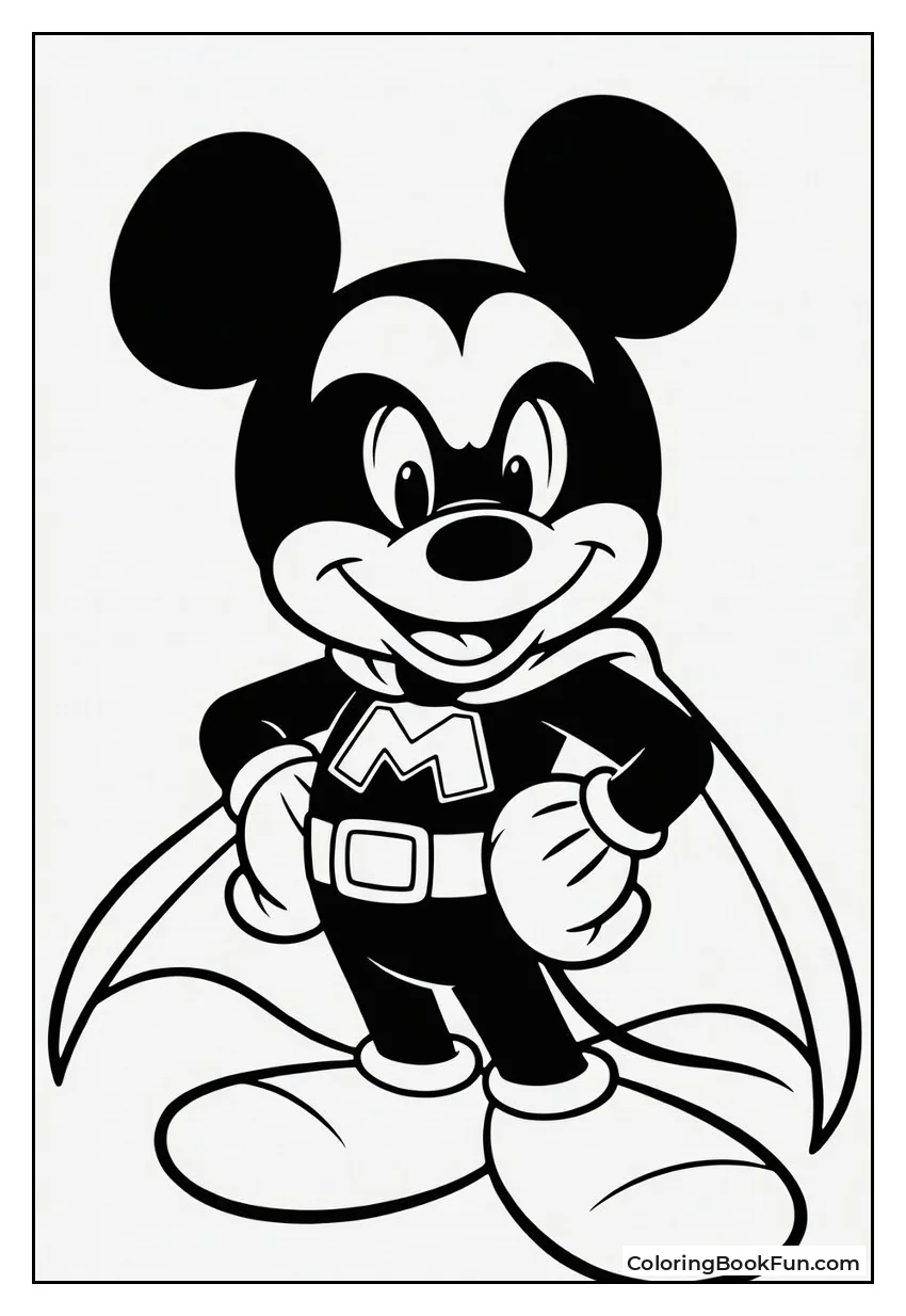 Superhero Mickey Poses