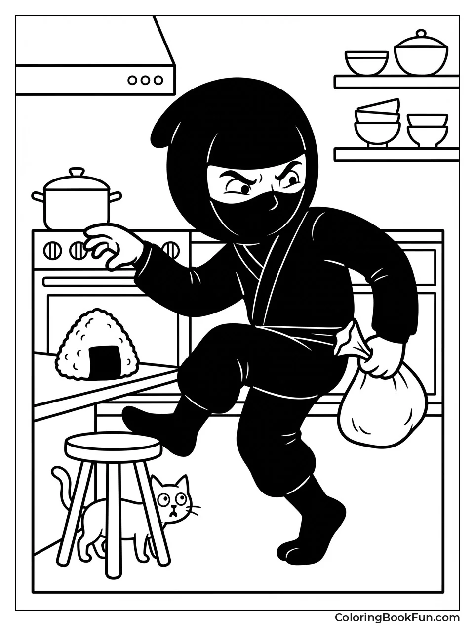 Ninja Sneaking for Snack