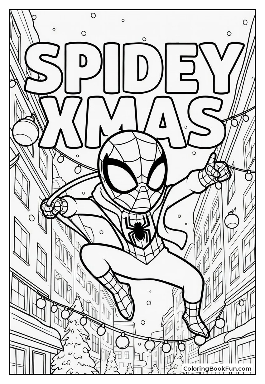 Miles Swings through Snowy Christmas Brooklyn