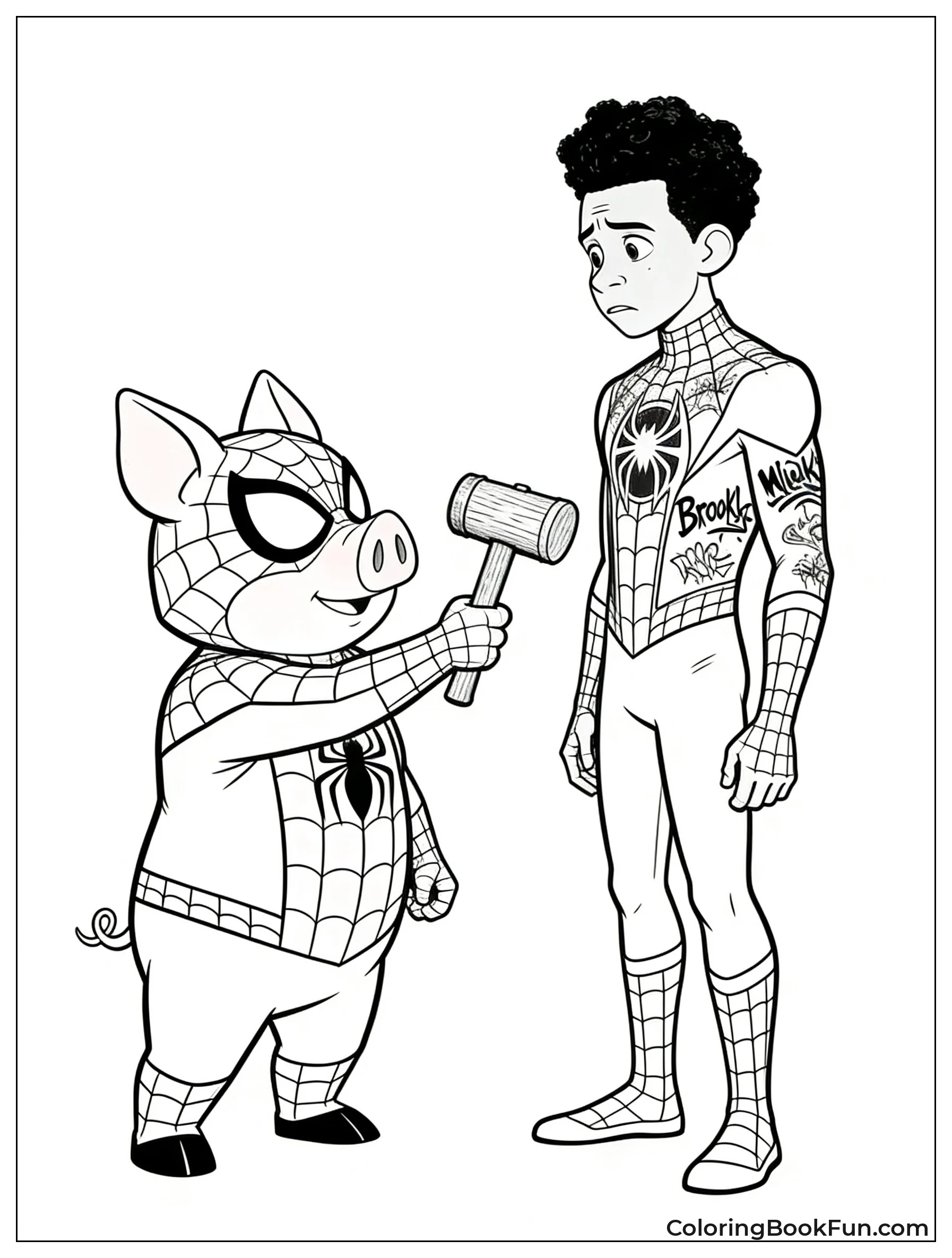 Spider-Ham Offers Mallet