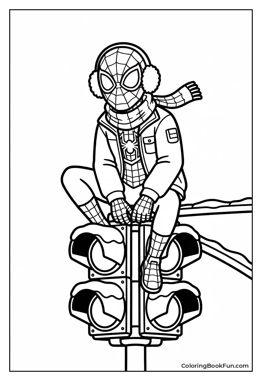 Miles Bundles in Snow