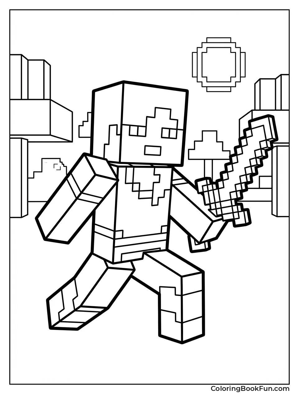 Alex Poses with Sword