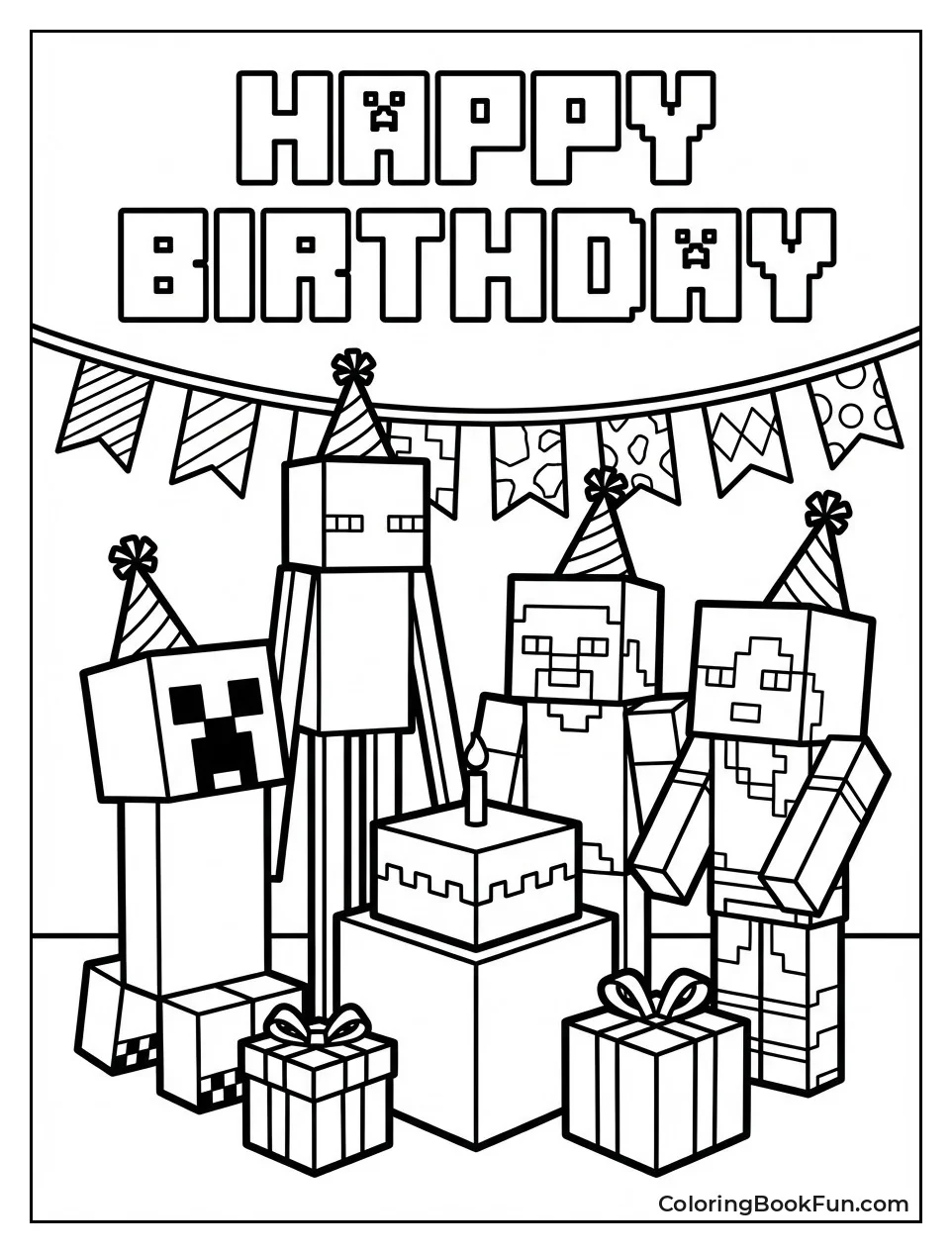 Friends Celebrate Birthday Cake