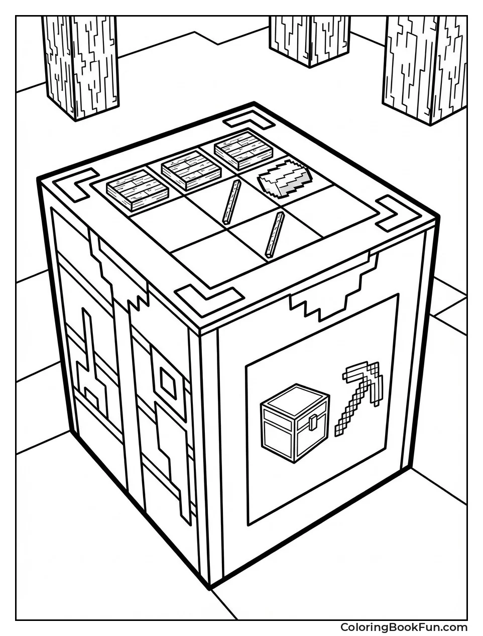 Crafting Table Shows Recipes