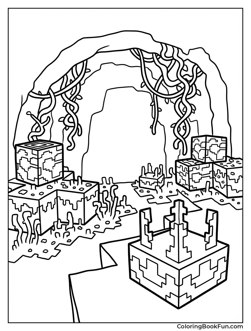 Deep Cave with Sensors