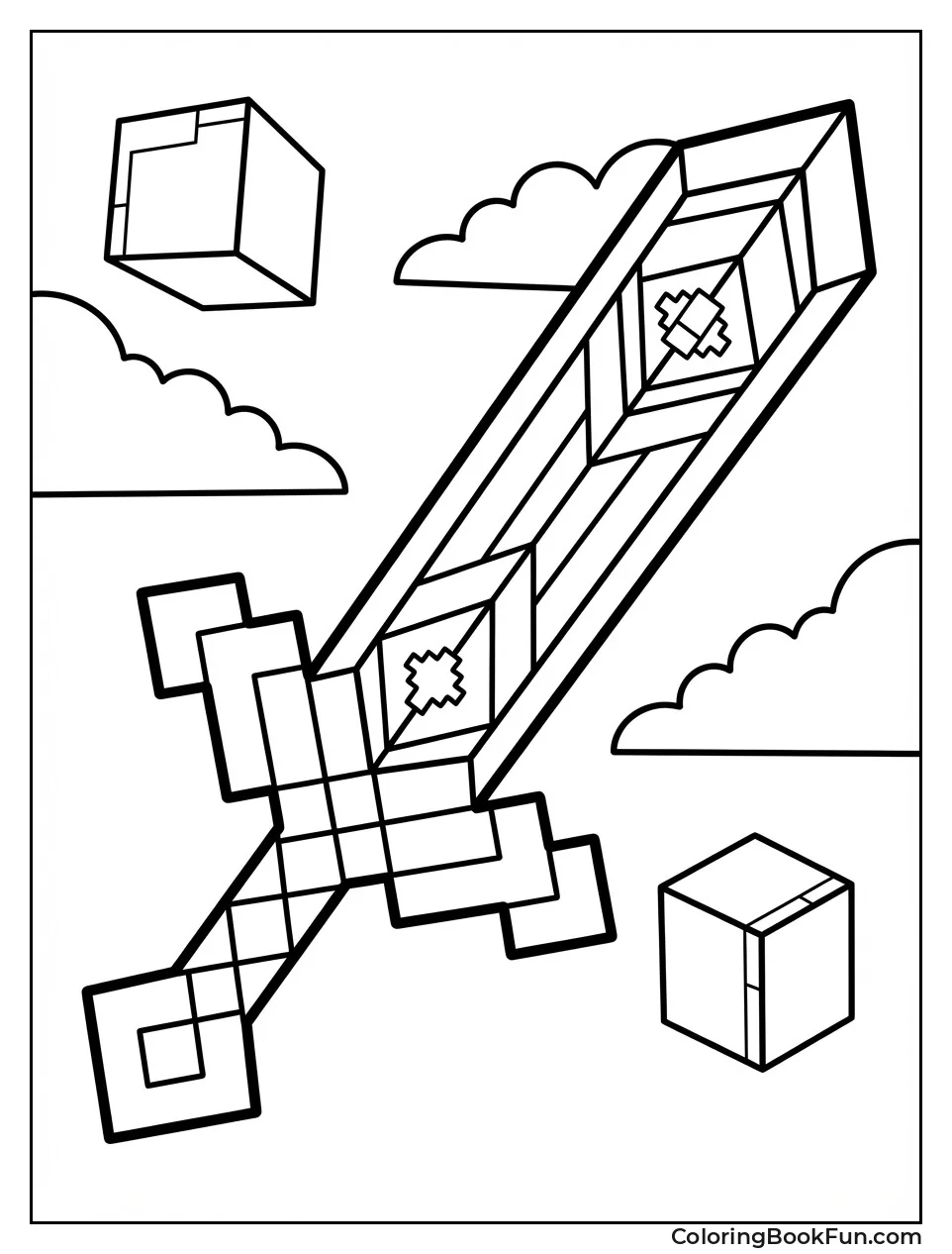 Shiny Diamond Sword Gleams