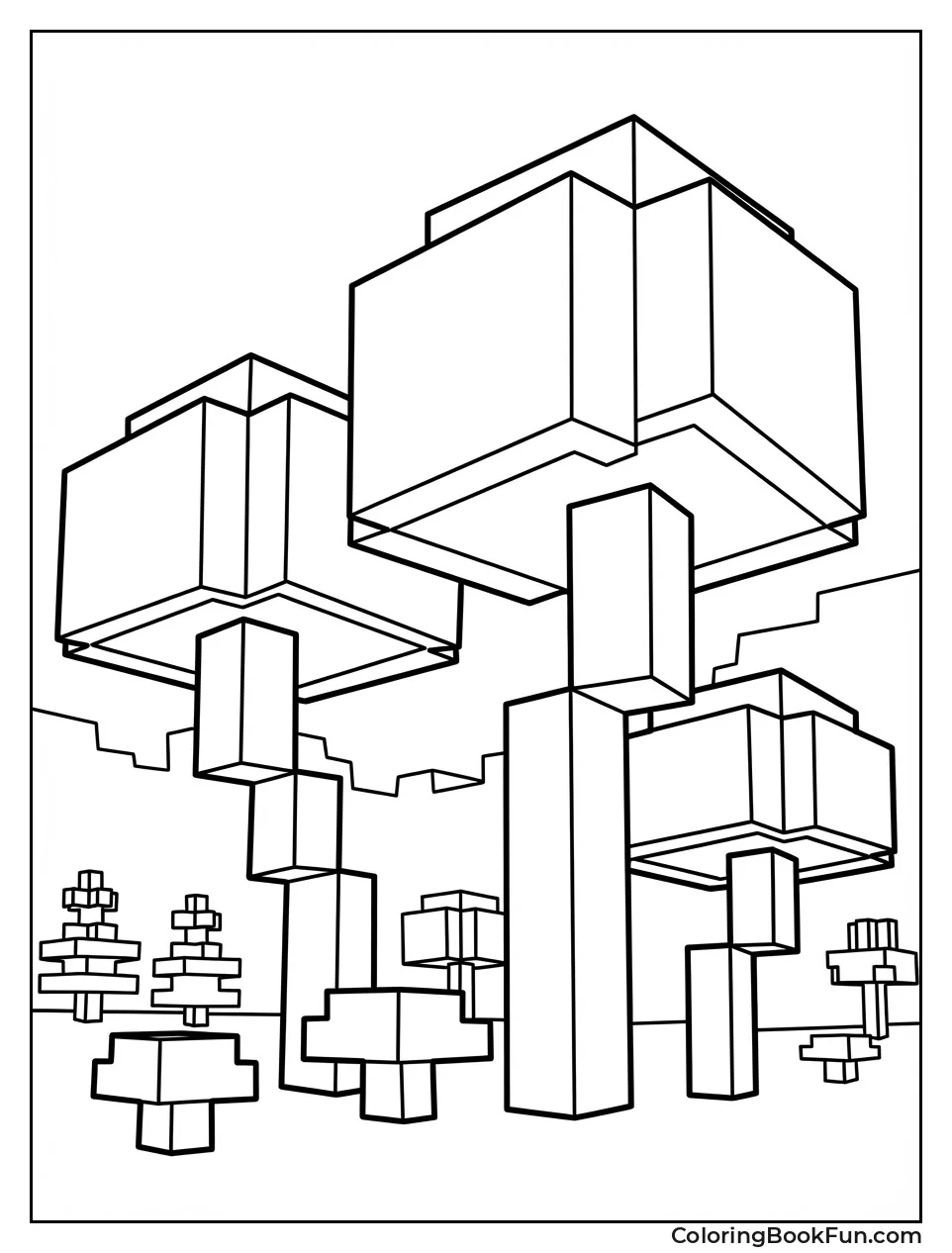 Giant Mushrooms Tower High