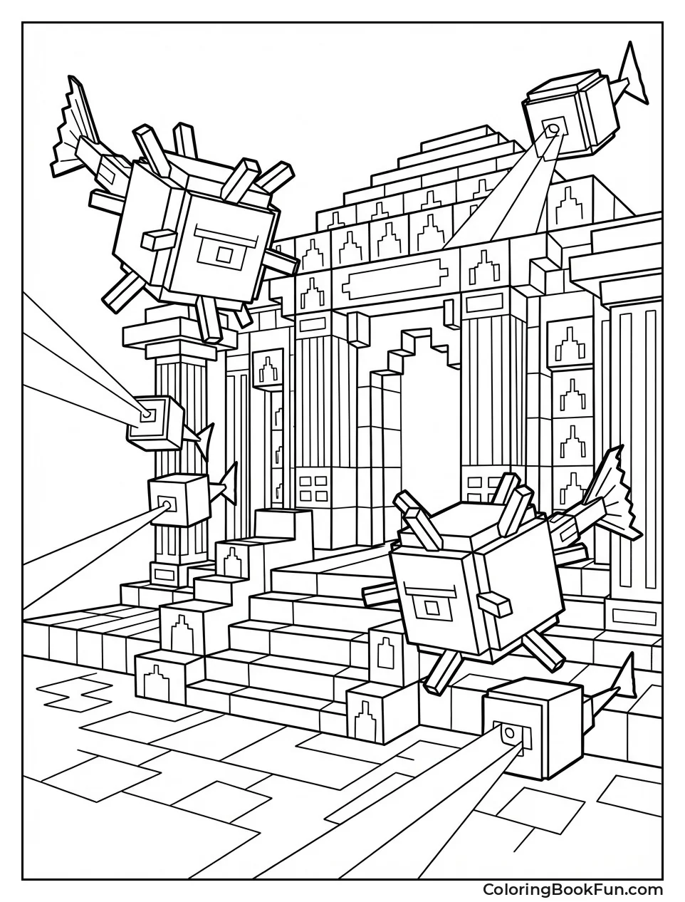 Guardians Guard Ocean Monument