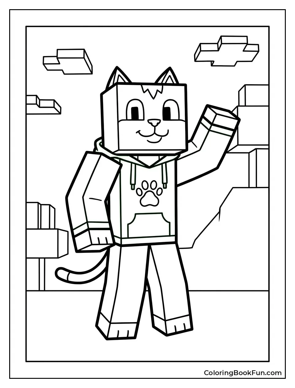Stampy Cat Smiles Cheerful
