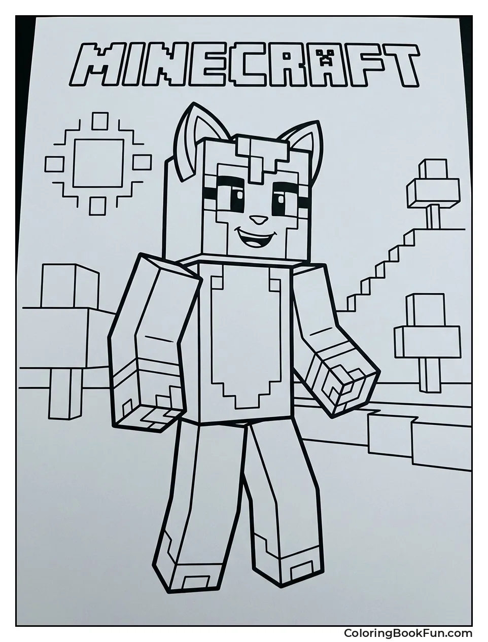 Stampy Cat Smiles Cheerful