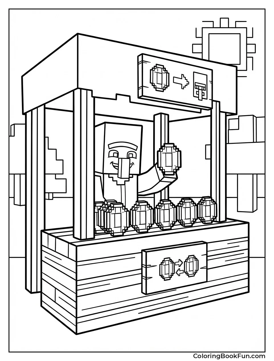 Villager Offers Trading Emeralds