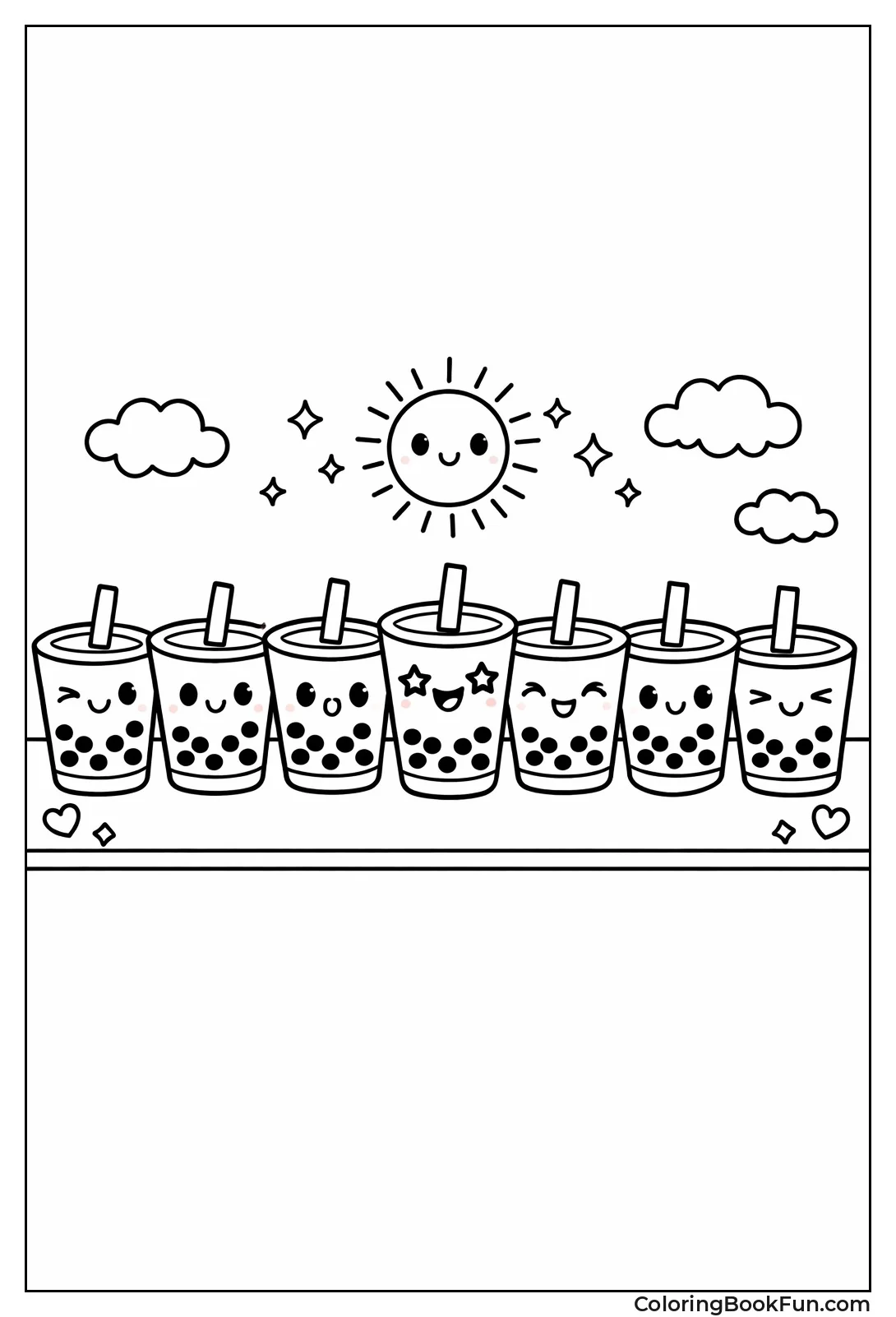 Mini Rainbow Boba Shots