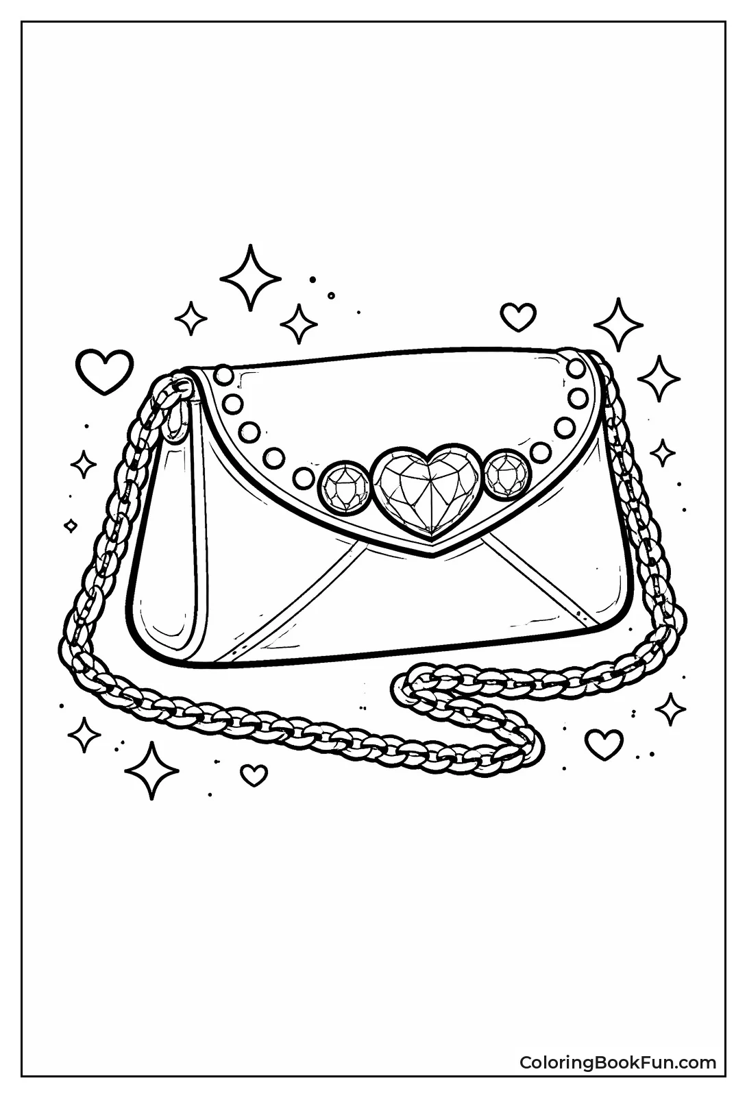 Tiny Clutch with Jewels