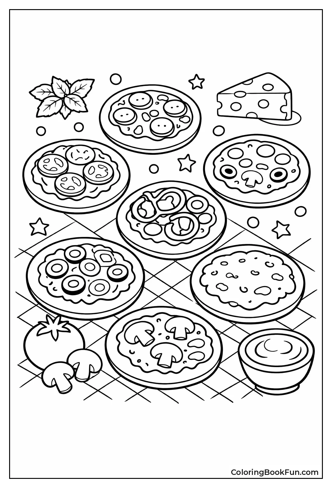 Mini Pizzas with Fun Toppings