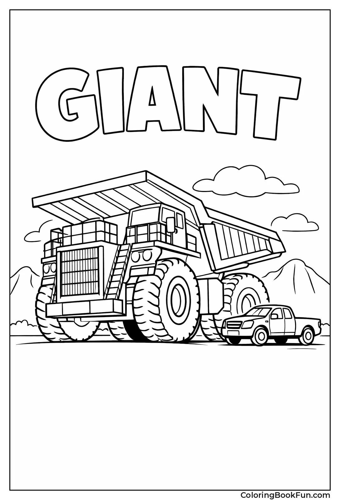 Mega Mining Truck Huge