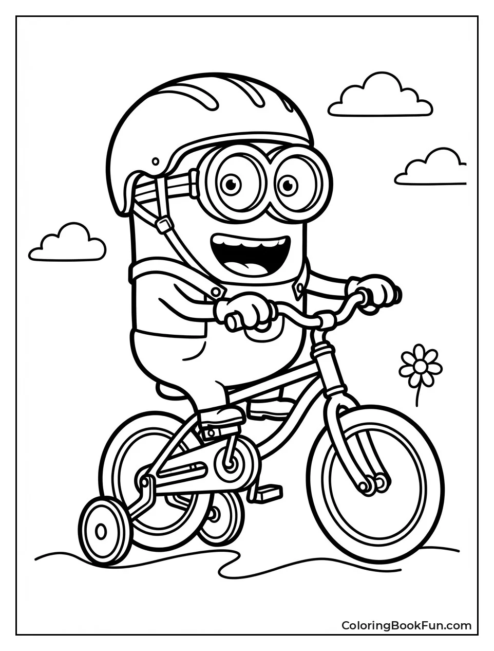 Minion Rides Bike with Wheels
