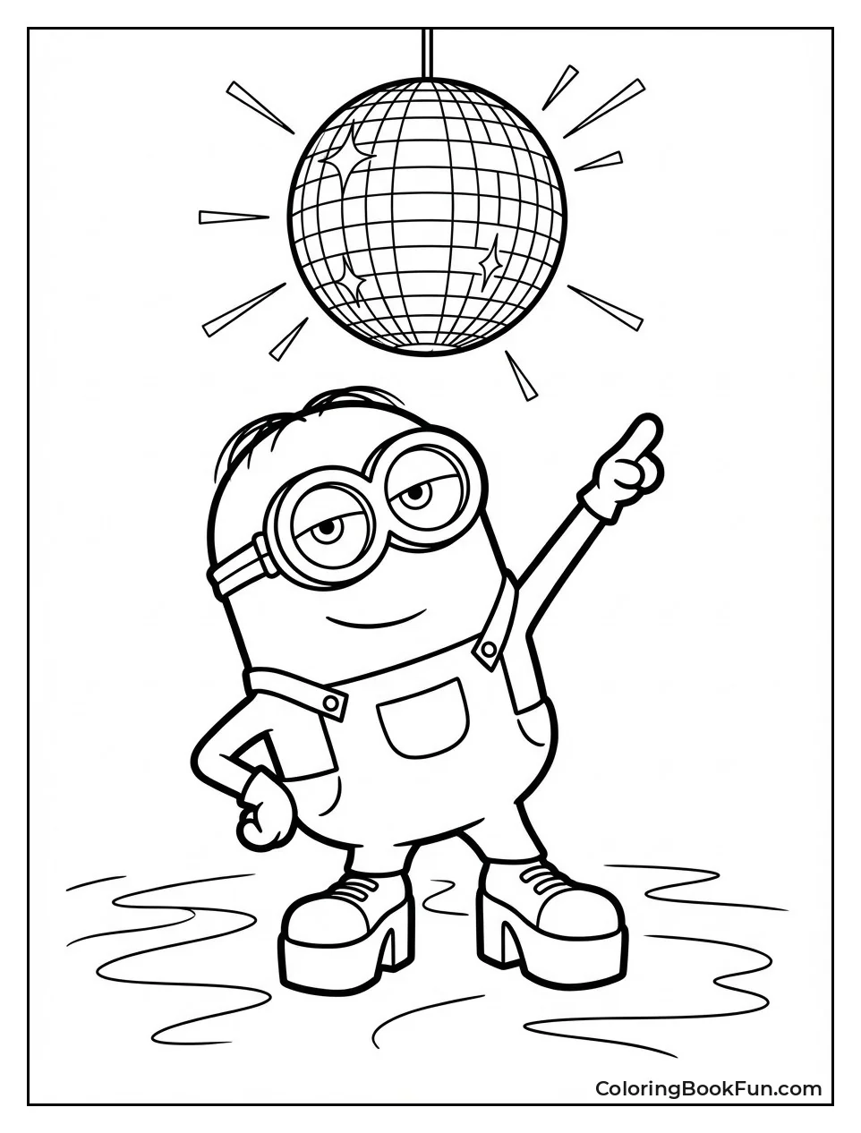 Disco Minion Grooves under Ball
