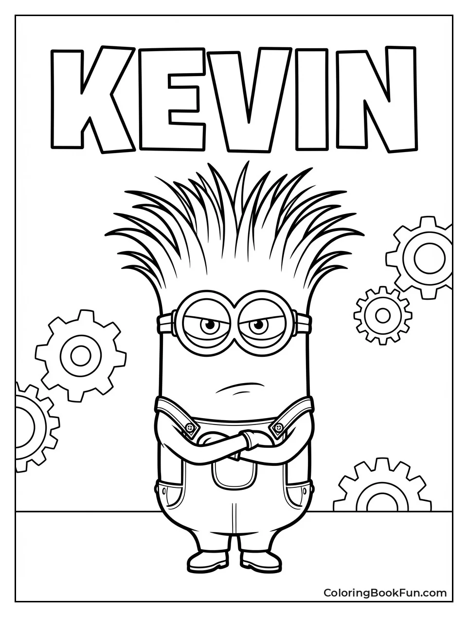 Kevin Poses as Brave Leader