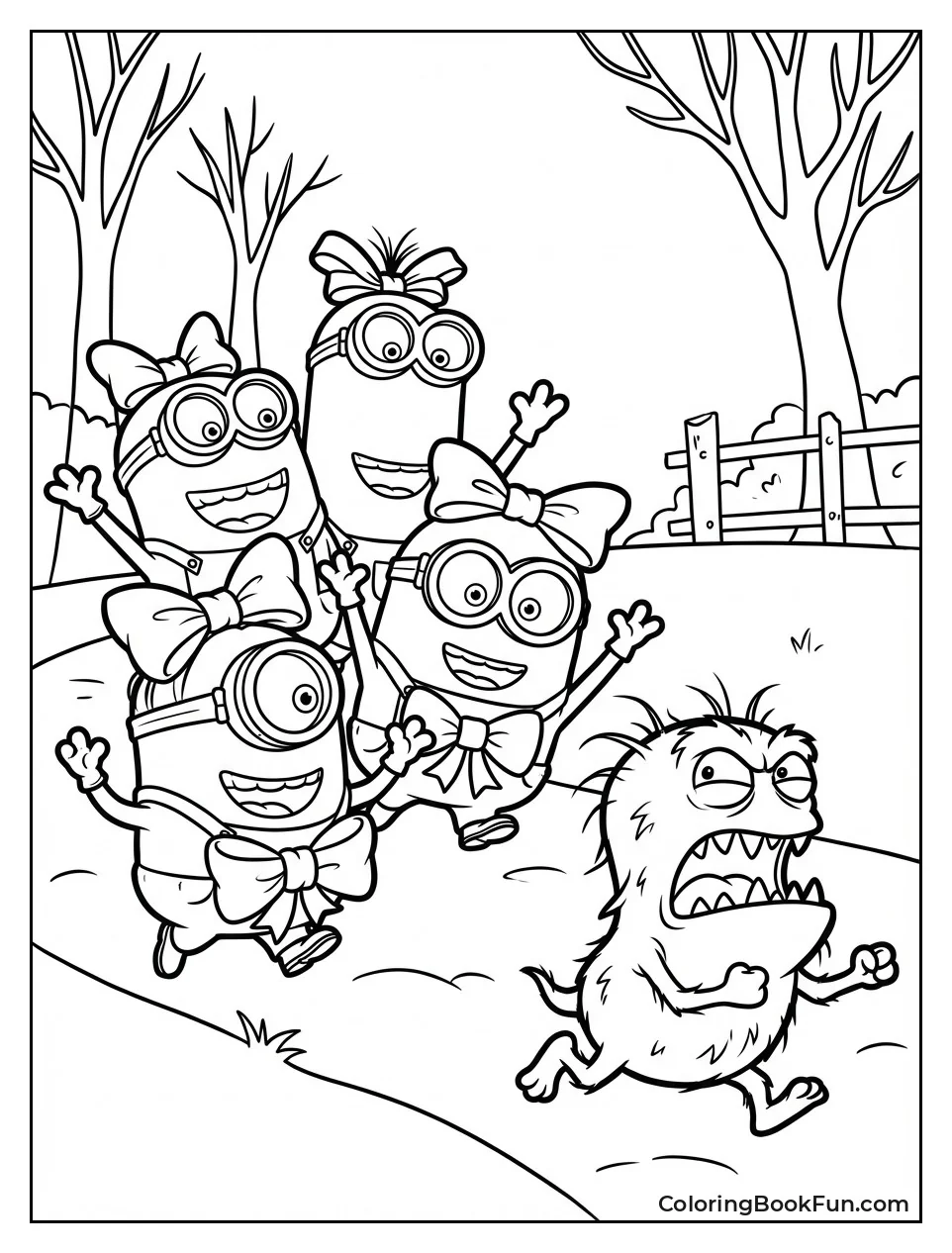 Minions Chase Kyle the Dog