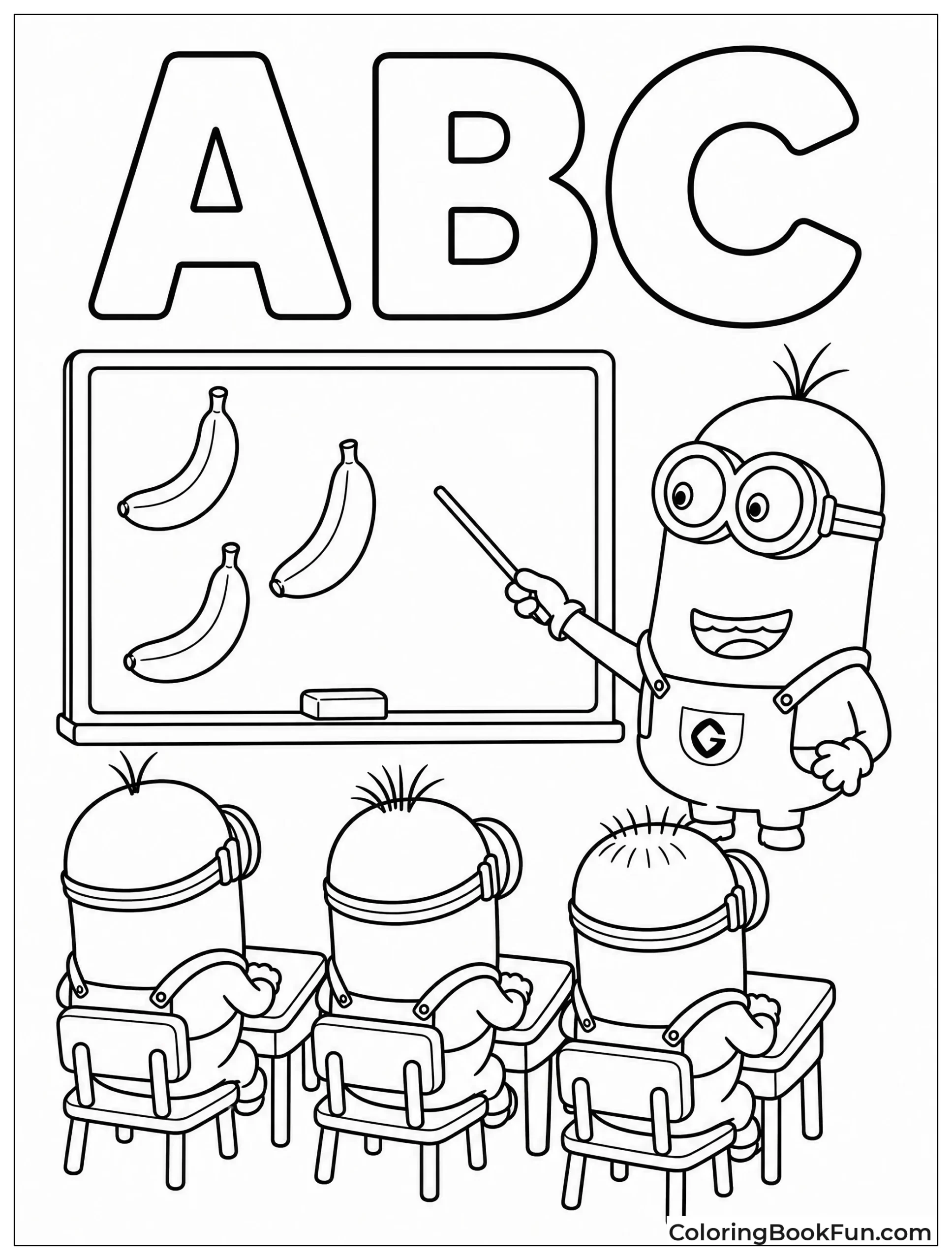 Minions Learn in Classroom