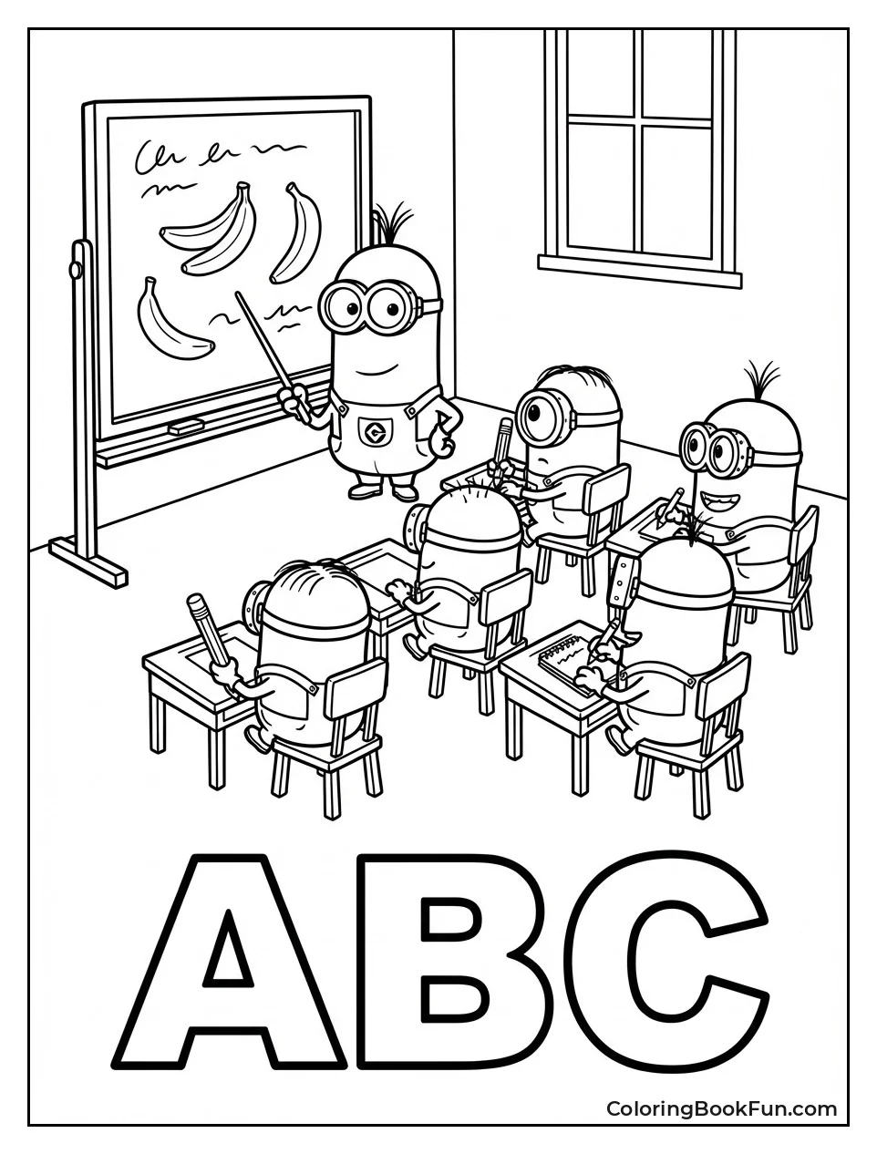 Minions Learn in Classroom