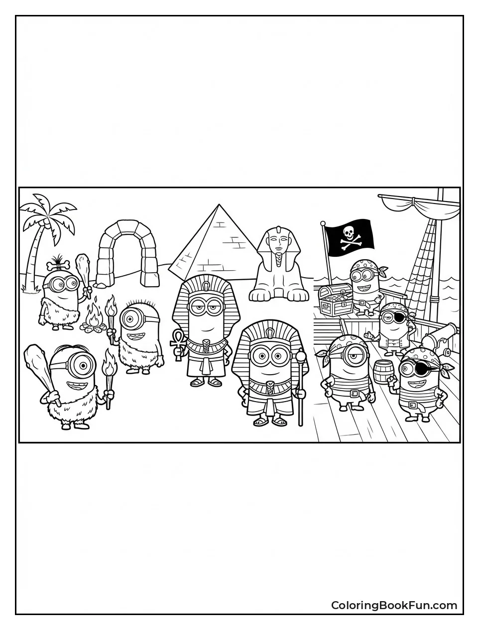 Minions Dress through History