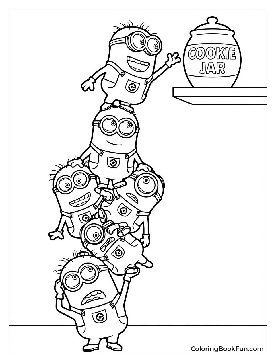 Minions Stack for Cookie Jar
